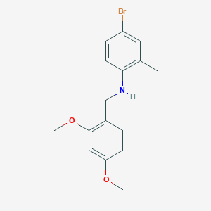 molecular formula C16H18BrNO2 B5869306 (4-bromo-2-methylphenyl)(2,4-dimethoxybenzyl)amine 