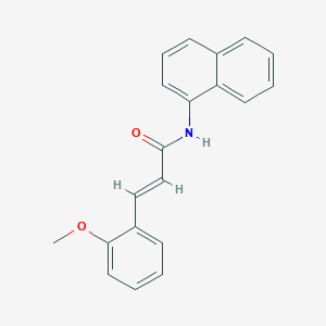 molecular formula C20H17NO2 B5869327 3-(2-methoxyphenyl)-N-1-naphthylacrylamide 