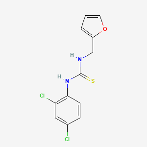 molecular formula C12H10Cl2N2OS B5869471 N-(2,4-dichlorophenyl)-N'-(2-furylmethyl)thiourea 