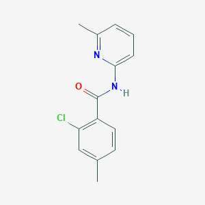 2-chloro-4-methyl-N-(6-methyl-2-pyridinyl)benzamide