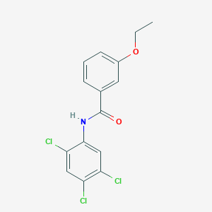 molecular formula C15H12Cl3NO2 B5869526 3-ethoxy-N-(2,4,5-trichlorophenyl)benzamide 