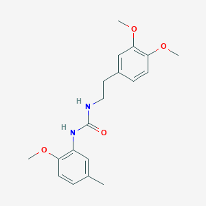 N-[2-(3,4-dimethoxyphenyl)ethyl]-N'-(2-methoxy-5-methylphenyl)urea