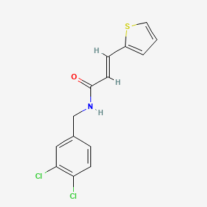 molecular formula C14H11Cl2NOS B5869554 N-(3,4-dichlorobenzyl)-3-(2-thienyl)acrylamide 