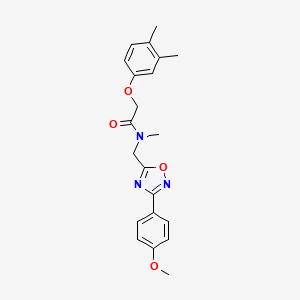 molecular formula C21H23N3O4 B5869573 2-(3,4-dimethylphenoxy)-N-{[3-(4-methoxyphenyl)-1,2,4-oxadiazol-5-yl]methyl}-N-methylacetamide 