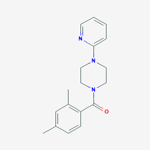 molecular formula C18H21N3O B5869577 1-(2,4-dimethylbenzoyl)-4-(2-pyridinyl)piperazine 