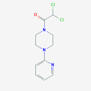 molecular formula C11H13Cl2N3O B5869649 1-(dichloroacetyl)-4-(2-pyridinyl)piperazine 