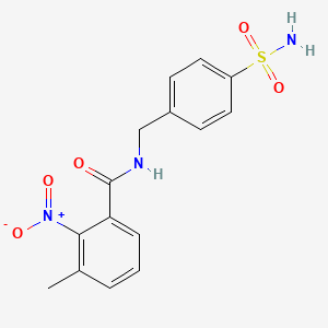 N-[4-(aminosulfonyl)benzyl]-3-methyl-2-nitrobenzamide