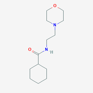 molecular formula C13H24N2O2 B5869701 N-[2-(4-morpholinyl)ethyl]cyclohexanecarboxamide 