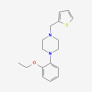 molecular formula C17H22N2OS B5869734 1-(2-ethoxyphenyl)-4-(2-thienylmethyl)piperazine 