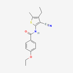 N-(3-cyano-4-ethyl-5-methyl-2-thienyl)-4-ethoxybenzamide