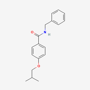 molecular formula C18H21NO2 B5869794 N-benzyl-4-isobutoxybenzamide 