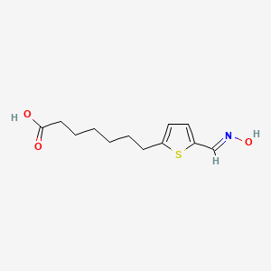 molecular formula C12H17NO3S B5869806 7-{5-[(hydroxyimino)methyl]-2-thienyl}heptanoic acid 