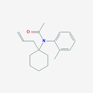 N-(1-allylcyclohexyl)-N-(2-methylphenyl)acetamide