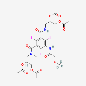 molecular formula C26H32I3N3O12 B586987 四-O-乙酰基碘普罗胺-d3 CAS No. 1246818-05-2