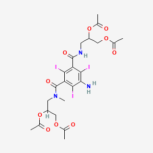 5-Amino-N,N'-bis[2,3-bis(acetyloxy)propyl]-2,4,6-triiodo-N-methyl-1,3-benzenedicarboxamide