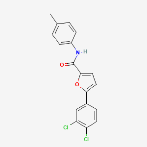 5-(3,4-dichlorophenyl)-N-(4-methylphenyl)-2-furamide