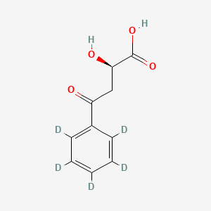 molecular formula C10H10O4 B586991 2-(R)-羟基-4-氧代-4-苯基丁酸-d5 CAS No. 1286934-16-4