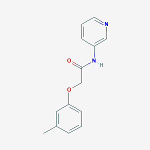 2-(3-methylphenoxy)-N-3-pyridinylacetamide