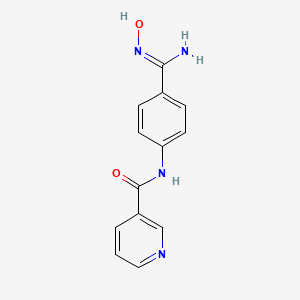 N-{4-[amino(hydroxyimino)methyl]phenyl}nicotinamide