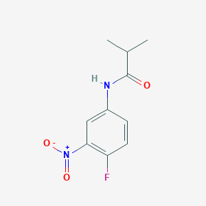 N-(4-fluoro-3-nitrophenyl)-2-methylpropanamide