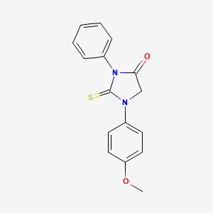 1-(4-methoxyphenyl)-3-phenyl-2-thioxo-4-imidazolidinone