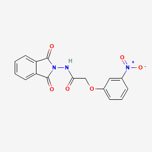 N-(1,3-dioxo-1,3-dihydro-2H-isoindol-2-yl)-2-(3-nitrophenoxy)acetamide