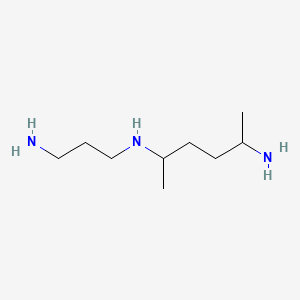 molecular formula C9H23N3 B587002 2,5-Hexanediamine, N-(3-aminopropyl)- CAS No. 149608-57-1