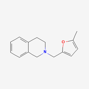 2-[(5-methyl-2-furyl)methyl]-1,2,3,4-tetrahydroisoquinoline