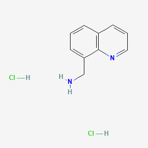 molecular formula C10H12Cl2N2 B587004 Quinolin-8-ylmethanamine dihydrochloride CAS No. 18004-63-2