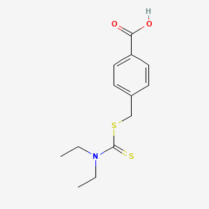 4-({[(diethylamino)carbonothioyl]thio}methyl)benzoic acid