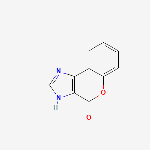 molecular formula C11H8N2O2 B5870071 2-methylchromeno[3,4-d]imidazol-4(1H)-one 