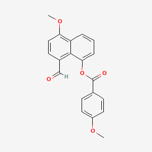8-formyl-5-methoxy-1-naphthyl 4-methoxybenzoate