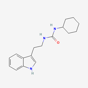 molecular formula C17H23N3O B5870133 N-cyclohexyl-N'-[2-(1H-indol-3-yl)ethyl]urea 