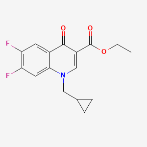 molecular formula C16H15F2NO3 B5870146 ethyl 1-(cyclopropylmethyl)-6,7-difluoro-4-oxo-1,4-dihydro-3-quinolinecarboxylate 