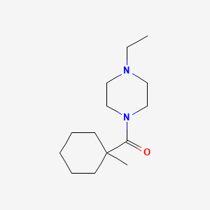 1-ethyl-4-[(1-methylcyclohexyl)carbonyl]piperazine