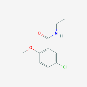 molecular formula C10H12ClNO2 B5870195 5-chloro-N-ethyl-2-methoxybenzamide 