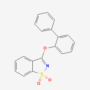 3-(2-biphenylyloxy)-1,2-benzisothiazole 1,1-dioxide