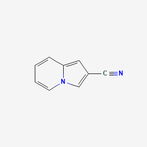 molecular formula C9H6N2 B587022 吲哚并[2,3-b]喹啉-2-腈 CAS No. 153274-67-0