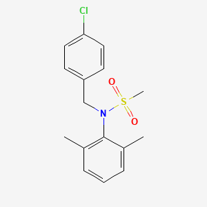 N-(4-chlorobenzyl)-N-(2,6-dimethylphenyl)methanesulfonamide