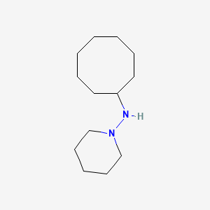 molecular formula C13H26N2 B5870234 N-cyclooctyl-1-piperidinamine 