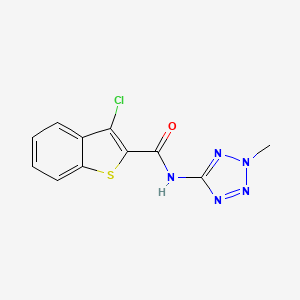 3-chloro-N-(2-methyl-2H-tetrazol-5-yl)-1-benzothiophene-2-carboxamide