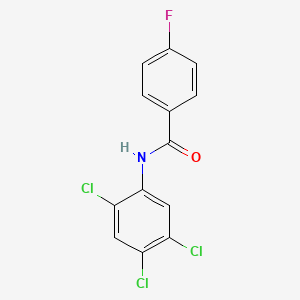 4-fluoro-N-(2,4,5-trichlorophenyl)benzamide