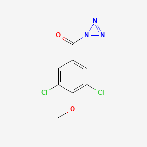 molecular formula C8H5Cl2N3O2 B5870267 1-(3,5-dichloro-4-methoxybenzoyl)-1H-triazirene 