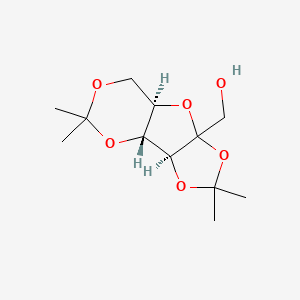 molecular formula C12H20O6 B587032 bis-O-(1-methylethylidene)-beta-D-Fructofuranose CAS No. 158702-89-7