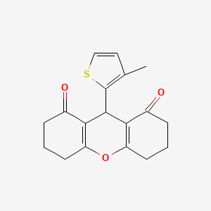 9-(3-methyl-2-thienyl)-3,4,5,6,7,9-hexahydro-1H-xanthene-1,8(2H)-dione