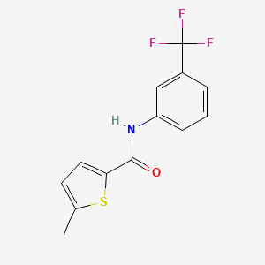 molecular formula C13H10F3NOS B5870350 5-methyl-N-[3-(trifluoromethyl)phenyl]-2-thiophenecarboxamide 