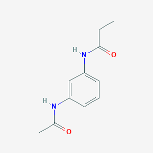 molecular formula C11H14N2O2 B5870366 N-[3-(acetylamino)phenyl]propanamide 