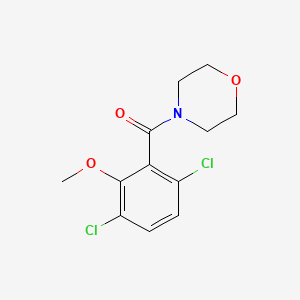 molecular formula C12H13Cl2NO3 B5870375 4-(3,6-dichloro-2-methoxybenzoyl)morpholine 