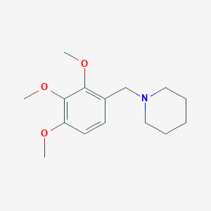 molecular formula C15H23NO3 B5870392 1-(2,3,4-trimethoxybenzyl)piperidine 