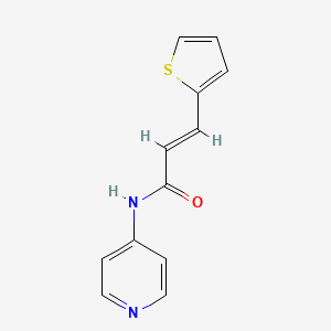 molecular formula C12H10N2OS B5870424 N-4-pyridinyl-3-(2-thienyl)acrylamide 